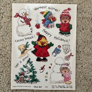 Brand new Suzy’s Zoo holiday stickers